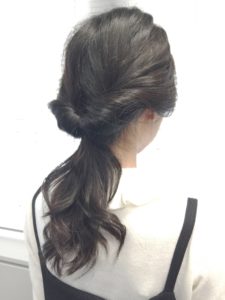 新人編集Kの本日のヘアアレンジ