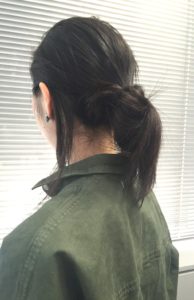 編集Hの本日のヘアアレンジ。ゴ