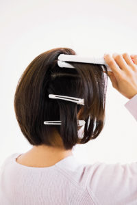 サイドより巻きにくいですが、毛