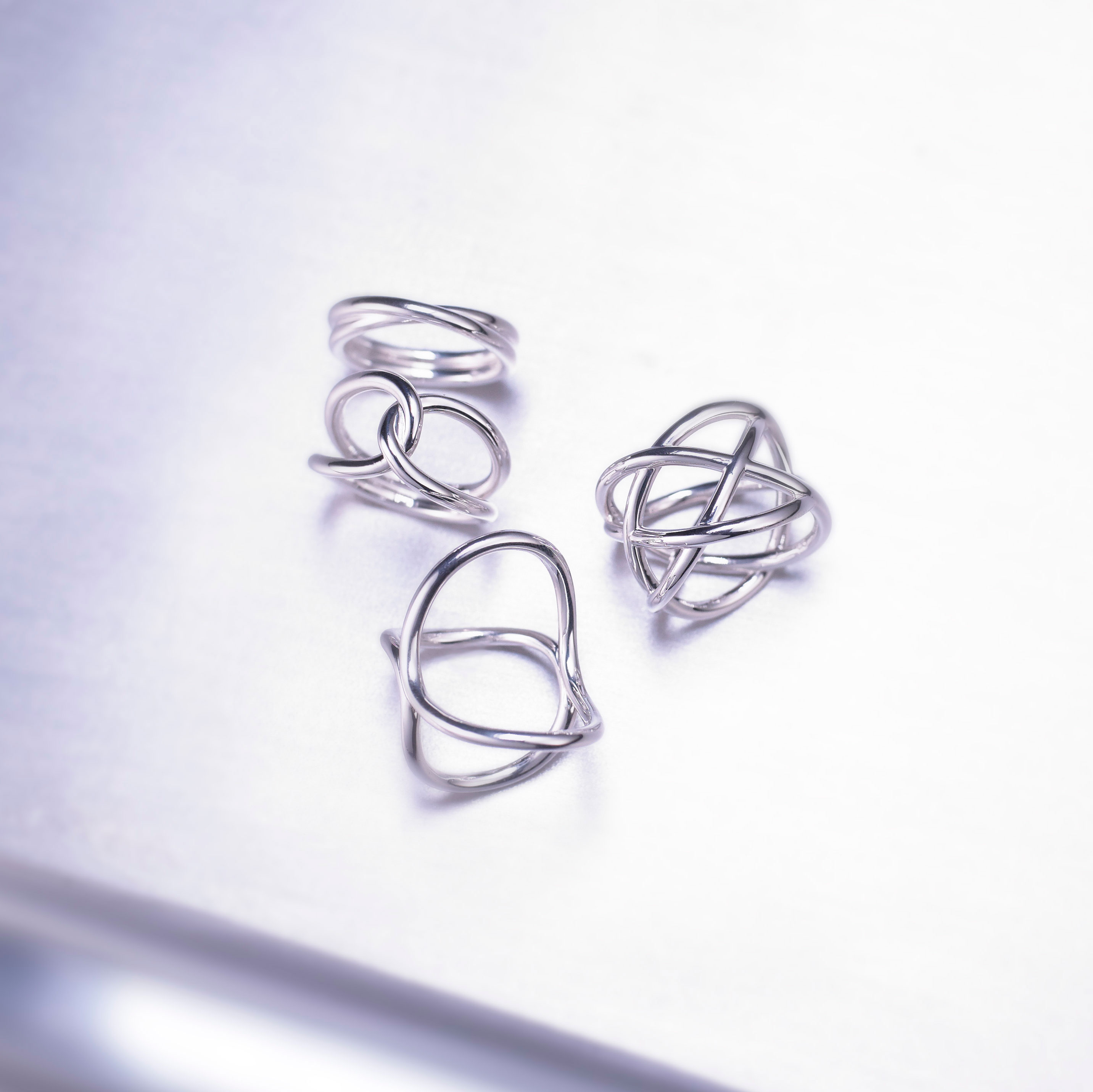 COCOSHNIK ラスティングシルバー リング シルバー ニッティングモチーフ リング（リング）｜COCOSHNIK