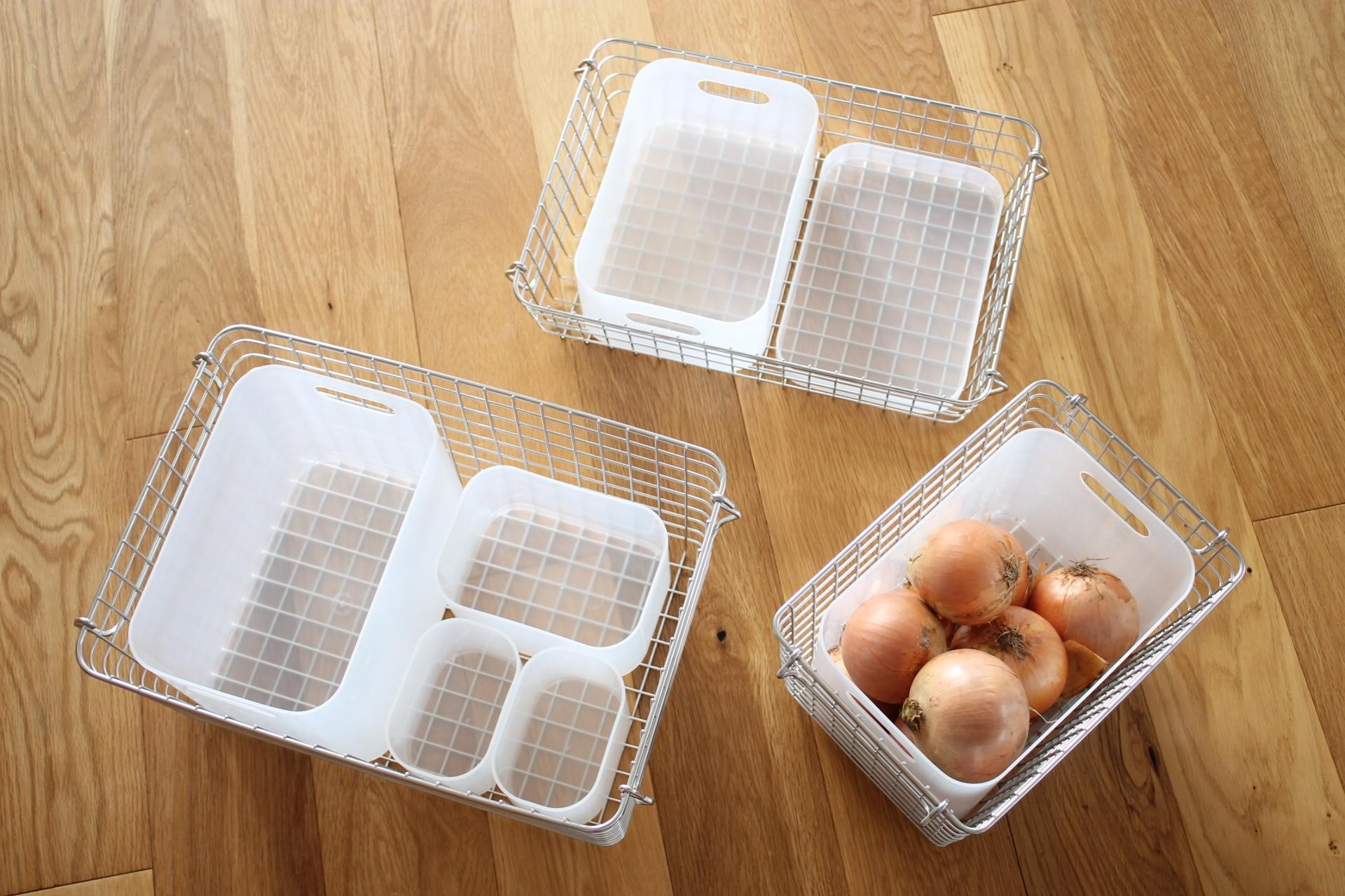 3．ダイソーの積み重ねボックスと組み合わせて