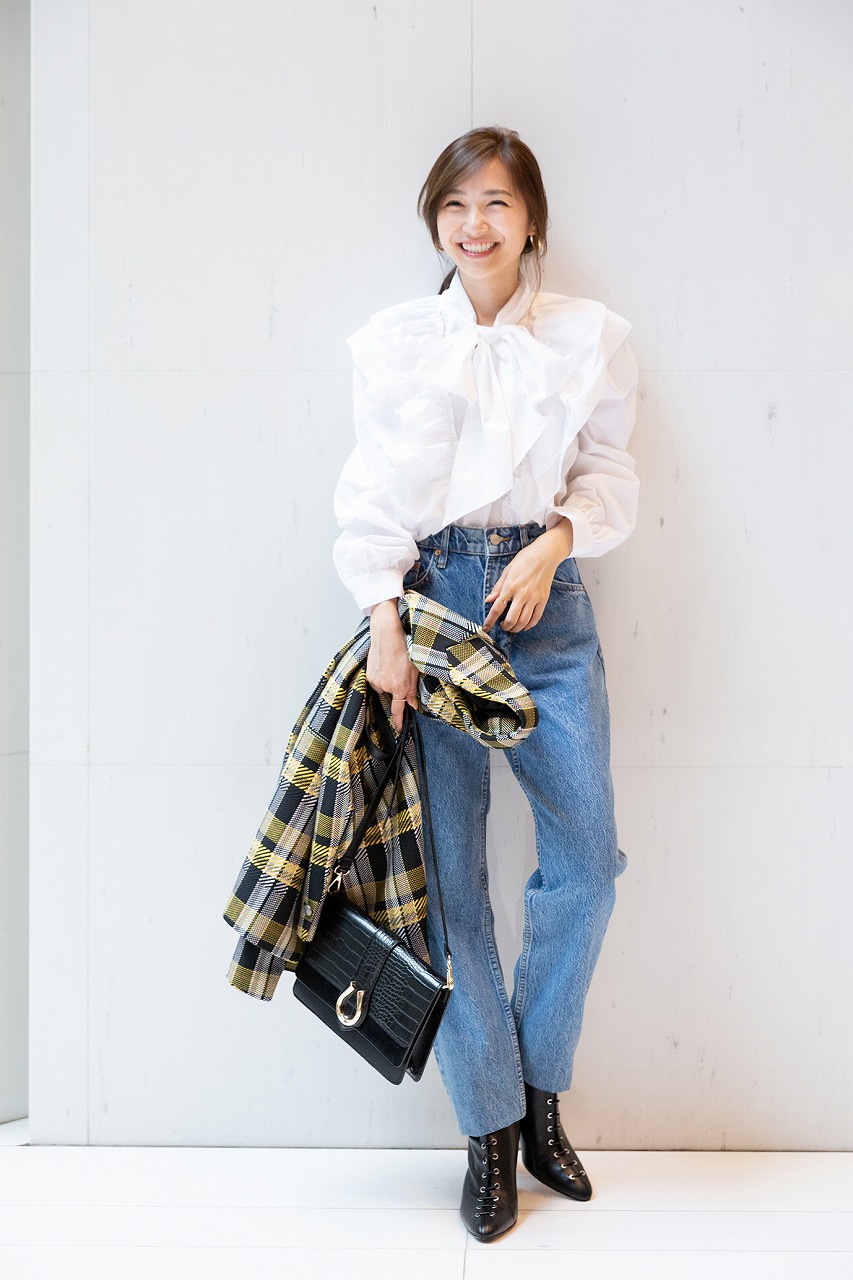 全身「ZARA」でつくる・ 女っぽい秋デニムコーデ3選【Sサイズ156