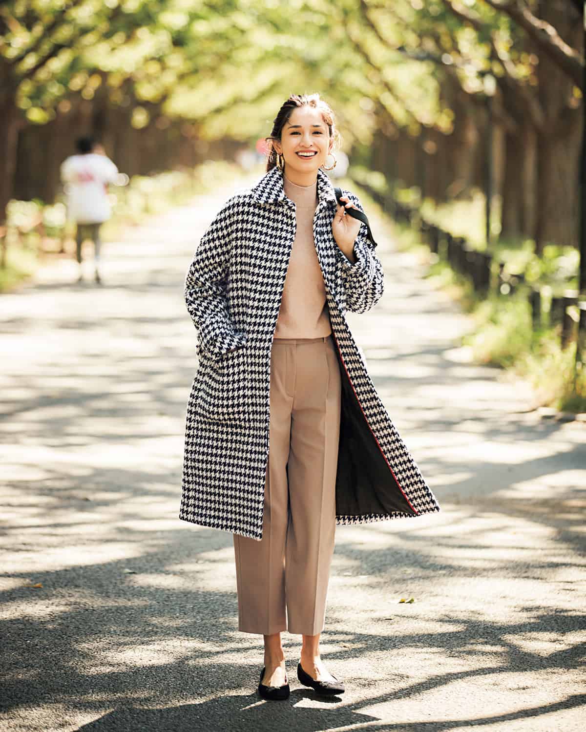 トミーヒルフィガー コートと、お揃いのニット TOMMY HILFIGER（トミーヒルフィガー）の「ストラクチャー
