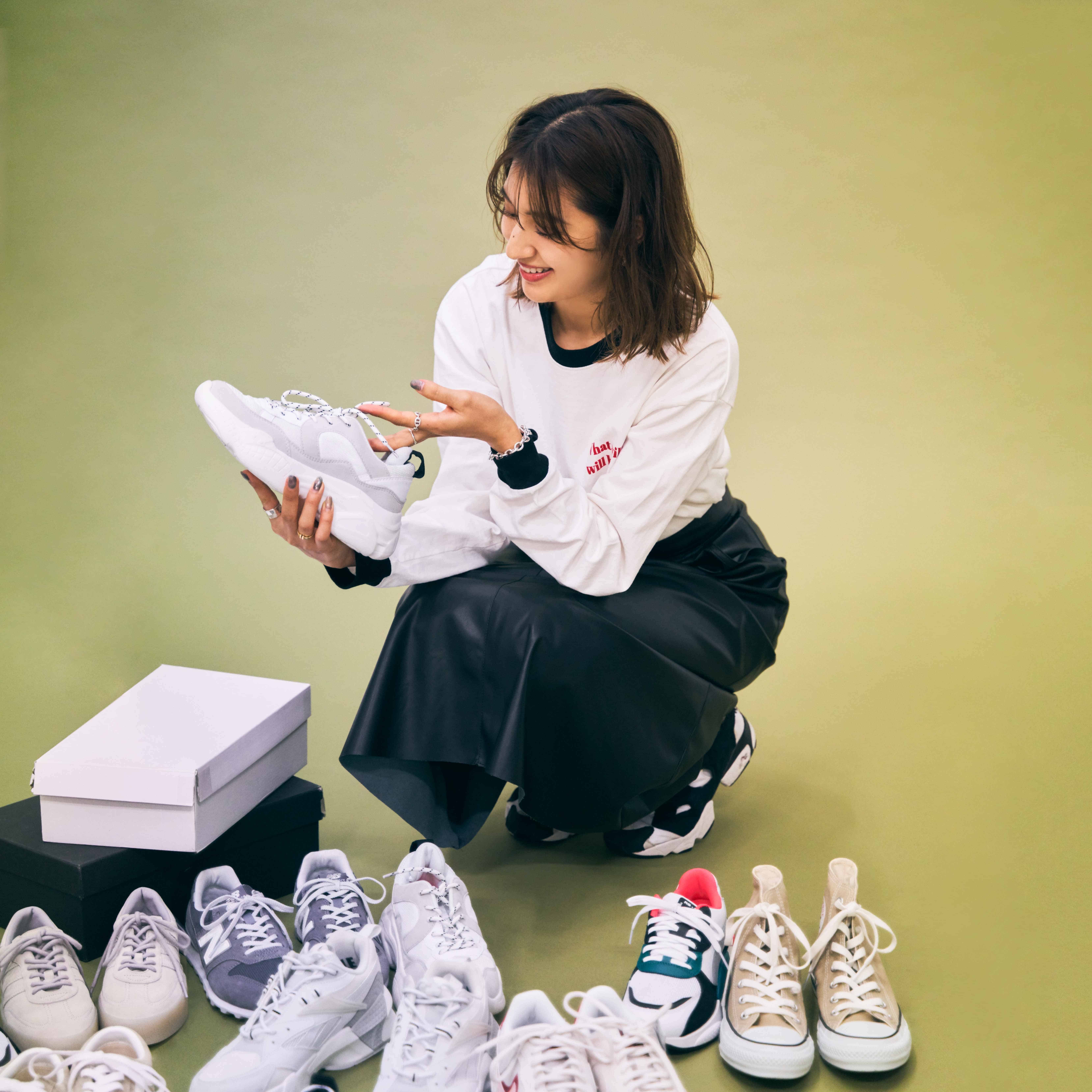 スニーカー大好きすぎるモデル〟有末麻祐子さんオススメの5足と