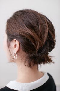 Point くるりんぱすると毛