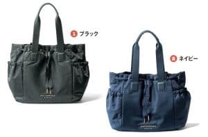 たっぷり入るトートバッグは通勤