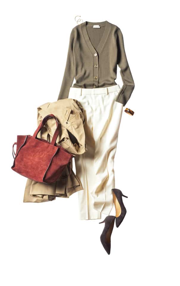 白パンツコーデ52選 年春夏 きれいめ 大人カジュアルな着こなし見本 Classy クラッシィ