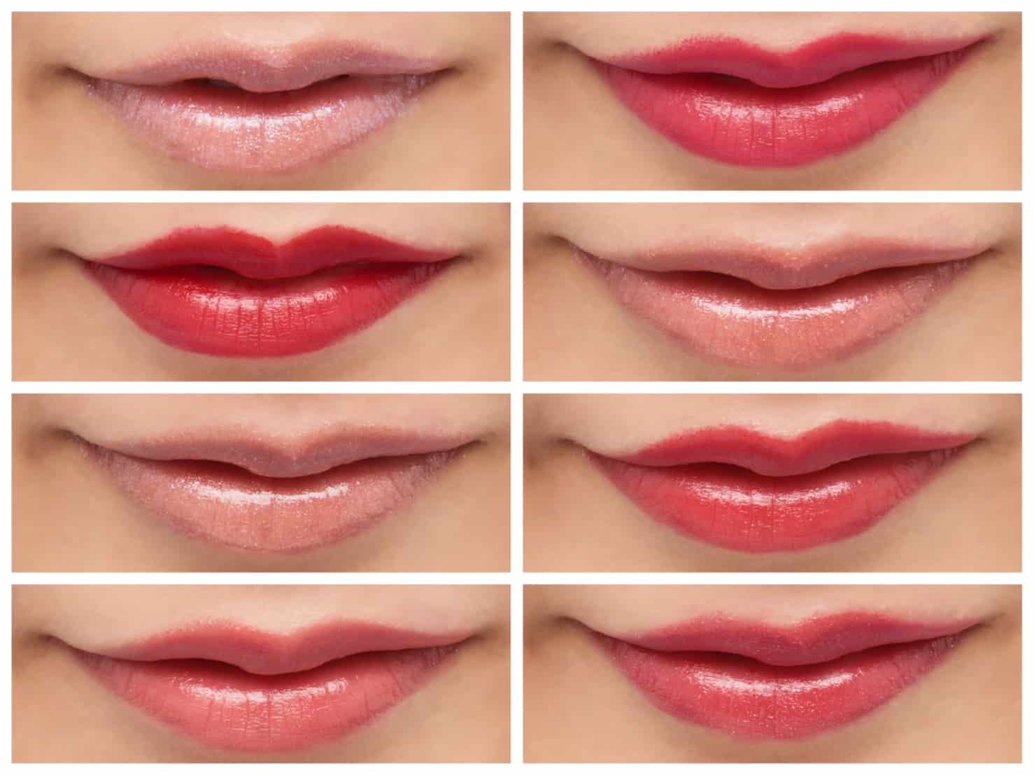 100均ショップのリップ８本を塗り比べ