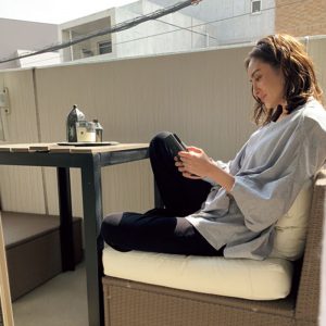 ステイホーム中の日課はベランダ