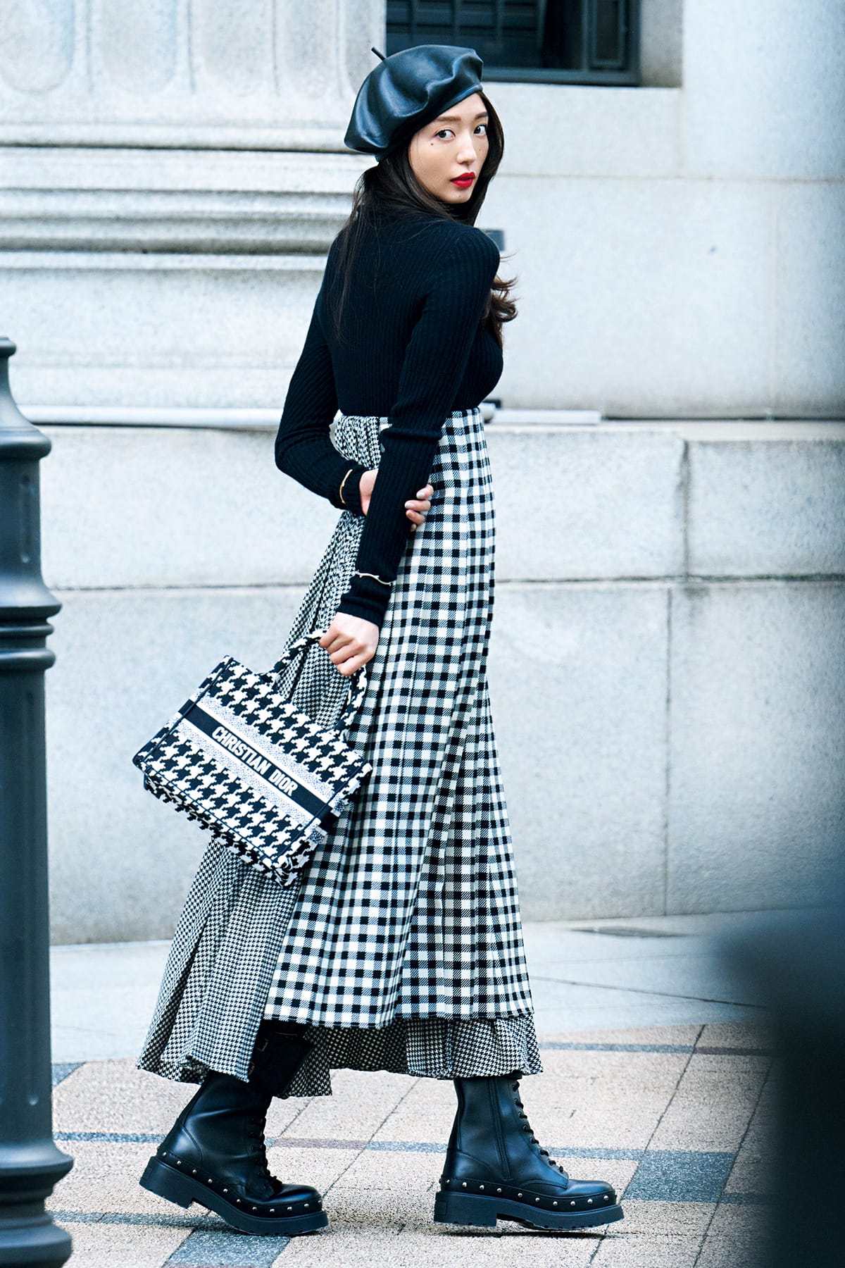 Christian Dior 2022ss コレクション チェックスカート ディオール】大人可愛い、シックな「チェックスカート」を