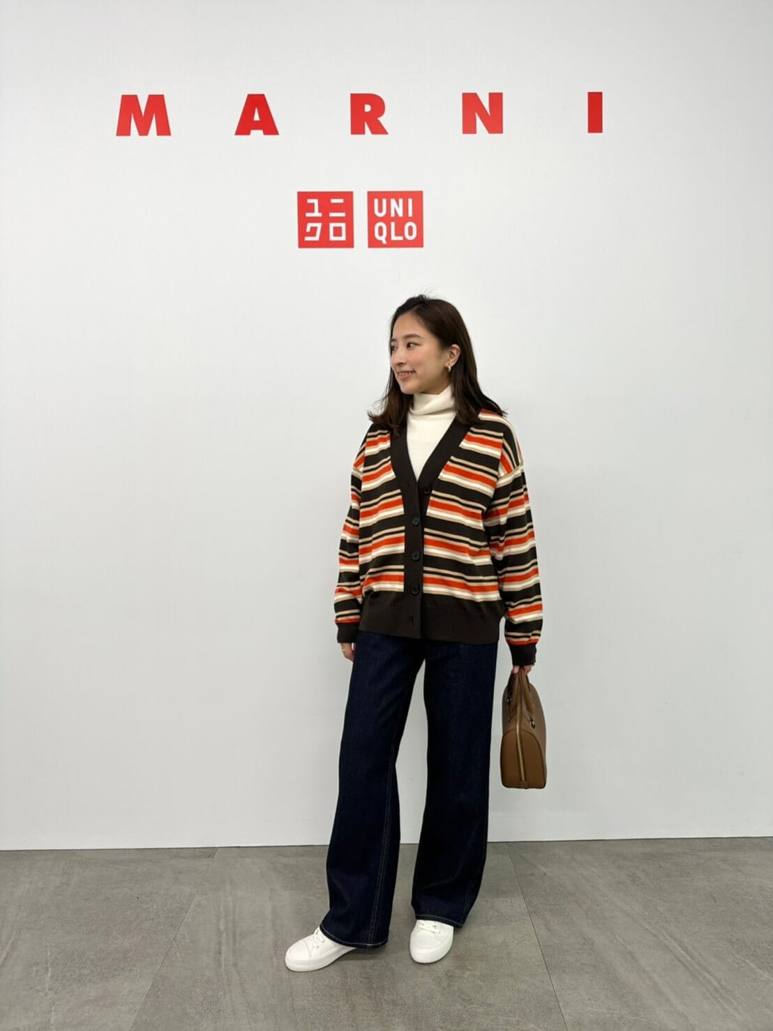 UNIQLO MARNI　100% カシミヤ　カシミヤボーダーグローブ UNIQLO MARNI 100% カシミヤ カシミヤボーダーグローブ UNIQLO
