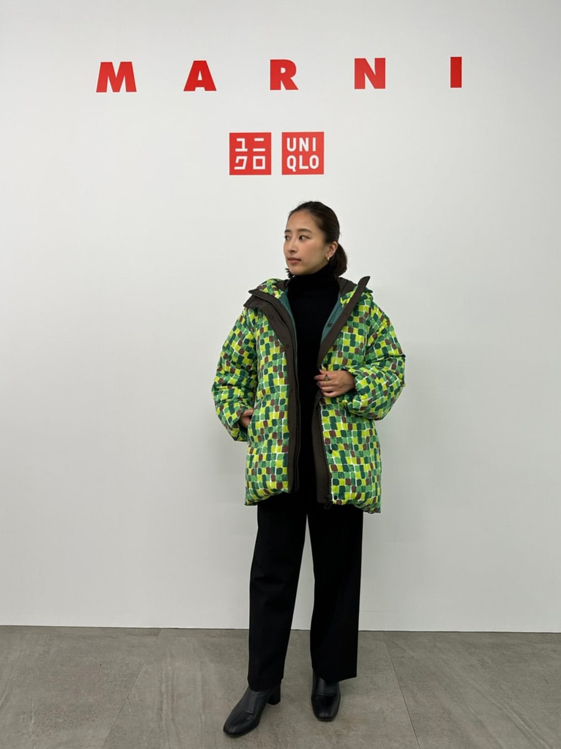 UNIQLO MARNI コラボ ジャケットLサイズ ユニクロ・マルニ】再値下！4,990円！ユニクロとマルニコラボ