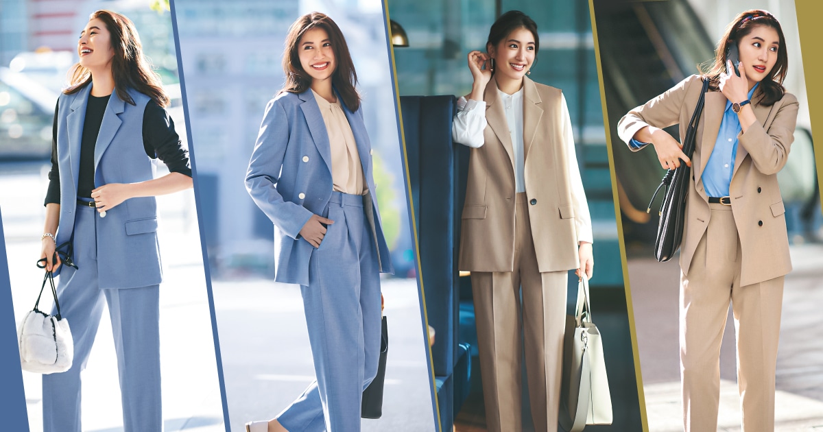 classyコラボ　オリヒカ　スーツ 憧れの先輩的オフィカジは「オリヒカ」にある | CLASSY.[クラッシィ]