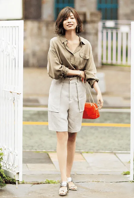 ショートパンツコーデ73選【2025春夏】アラサー世代にぴったりの