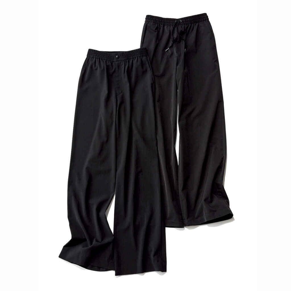 黒のゴムパンツ