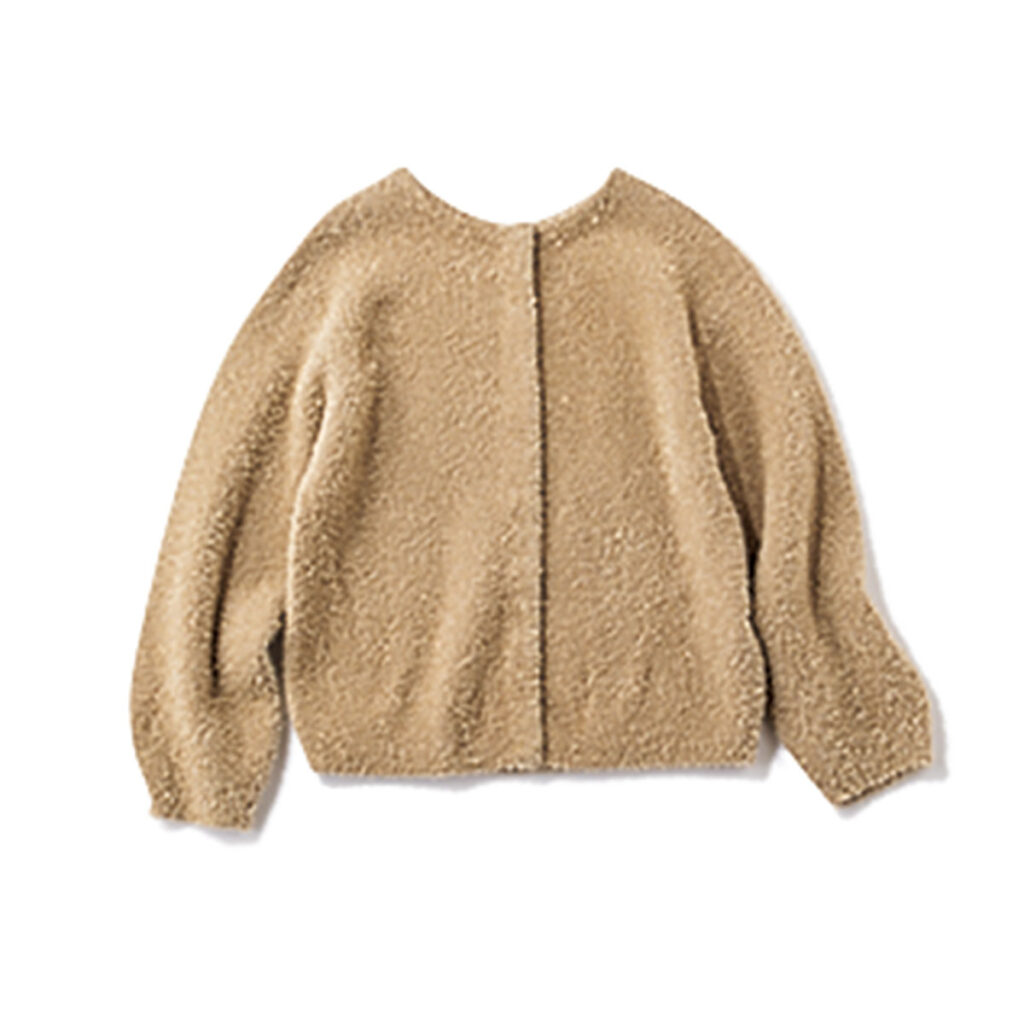 ラメニットカーディガン