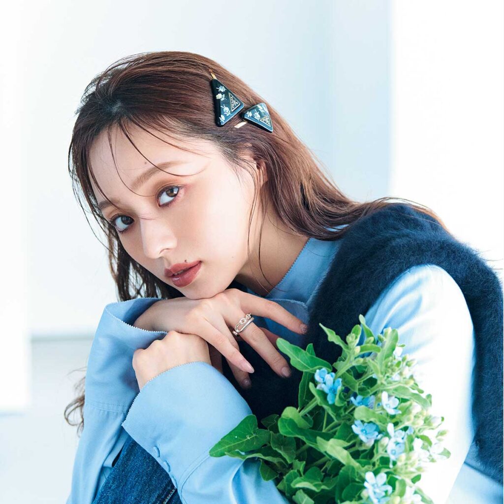 PRADAのヘアピンアレンジ