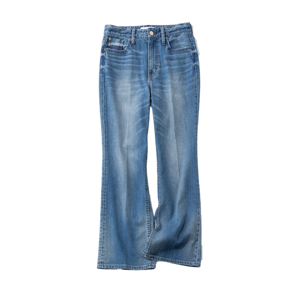 フレアデニムパンツ