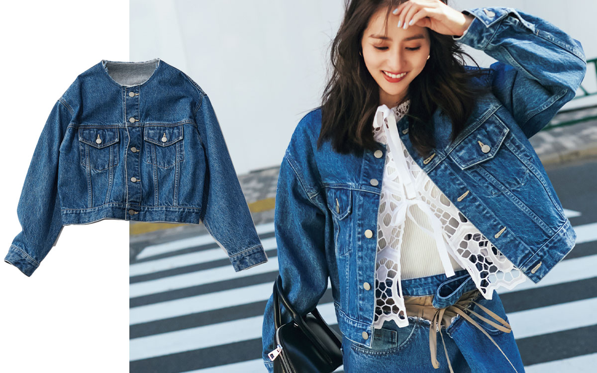JAPAN DENIM ジャパンデニム ヤヌーク ノーカラー Gジャン