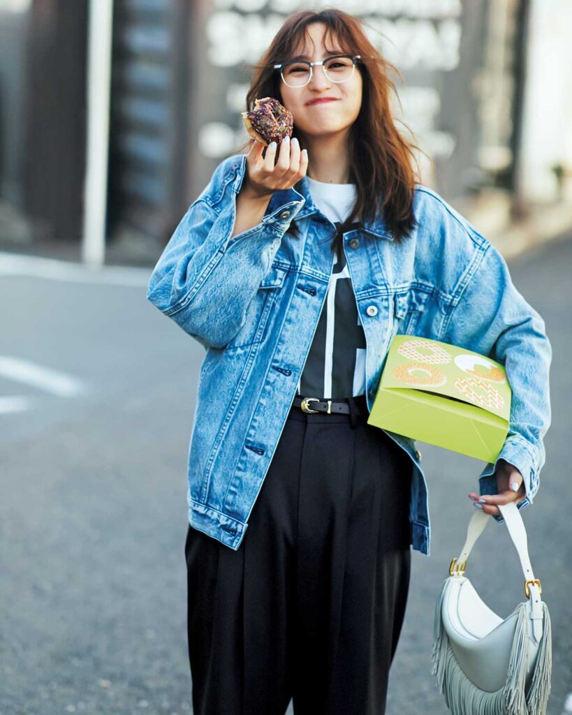 [ミースロエ] LEEコラボ ショート丈デニムシャツ MIESROHE（ミースロエ）の「LEEコラボショート丈デニムSH