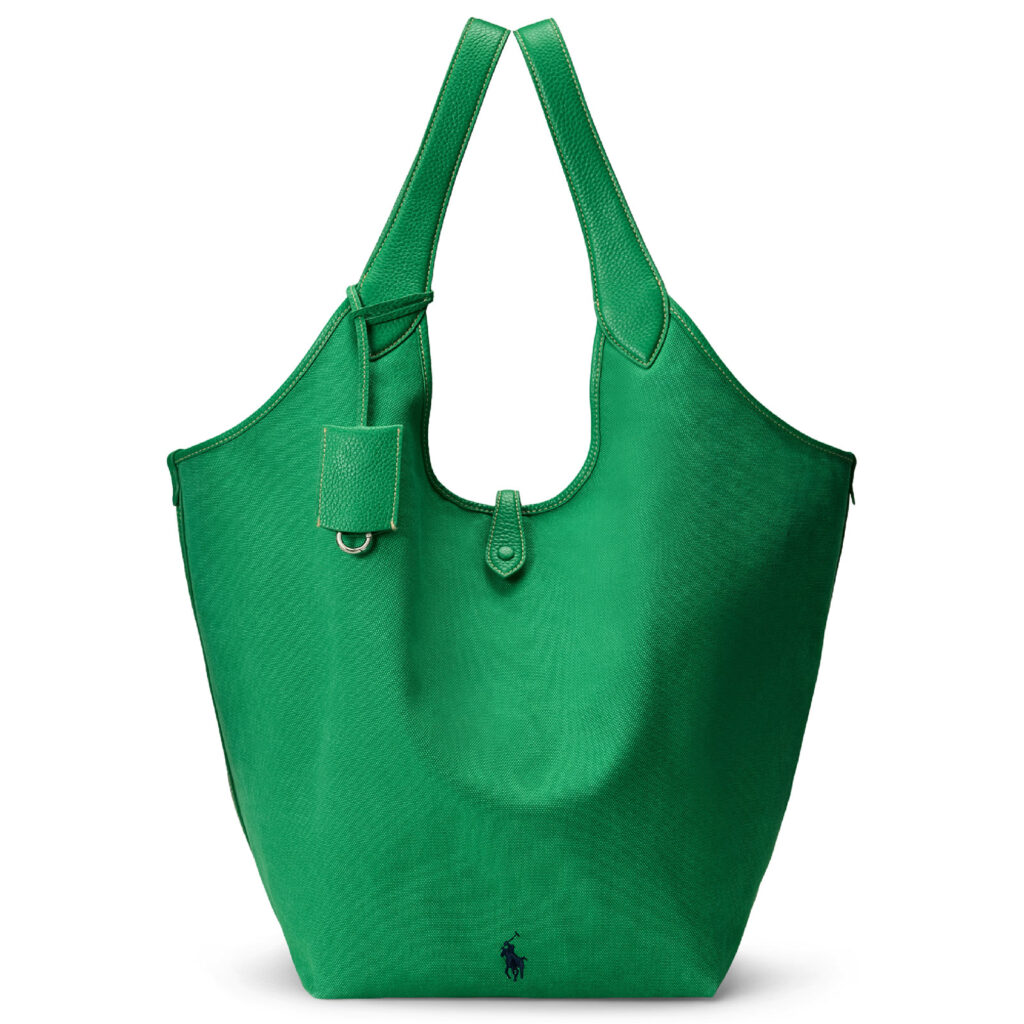 グリーンキャンバスバッグ ラージ