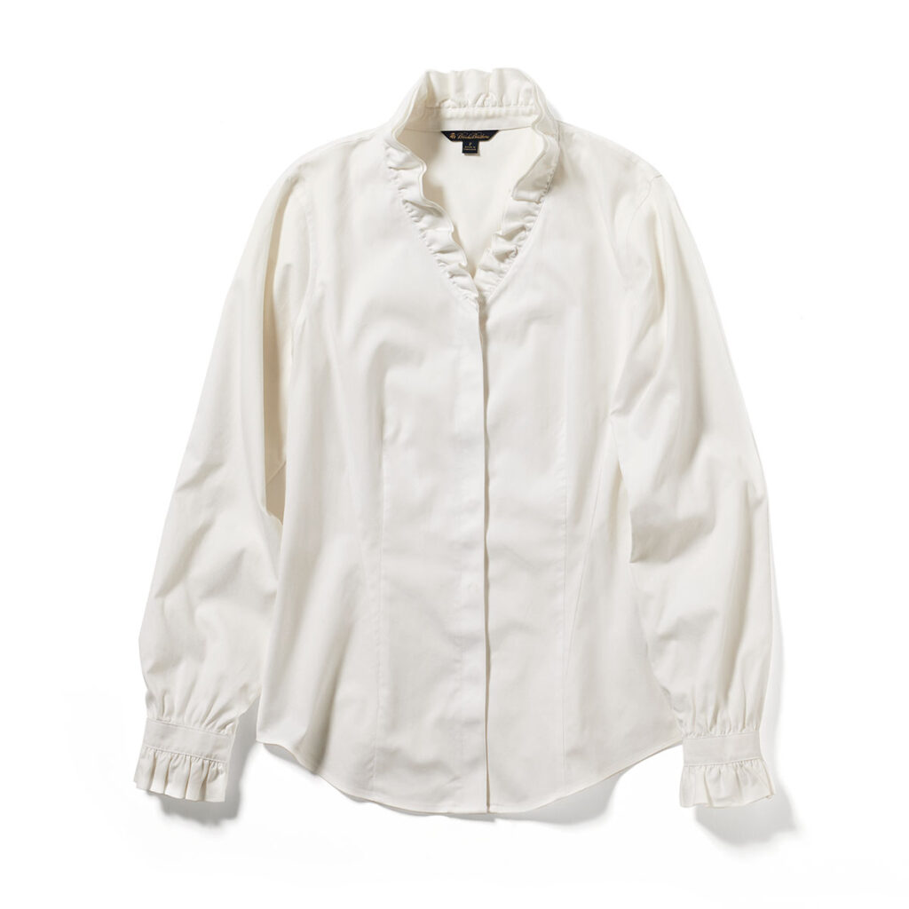 フリルブラウス