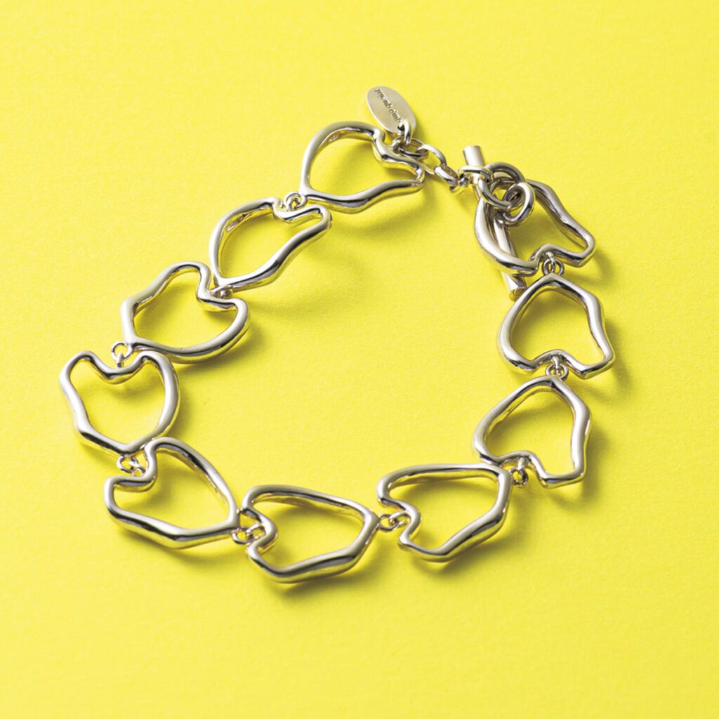 quip queintのハートモチーフのブレスレット