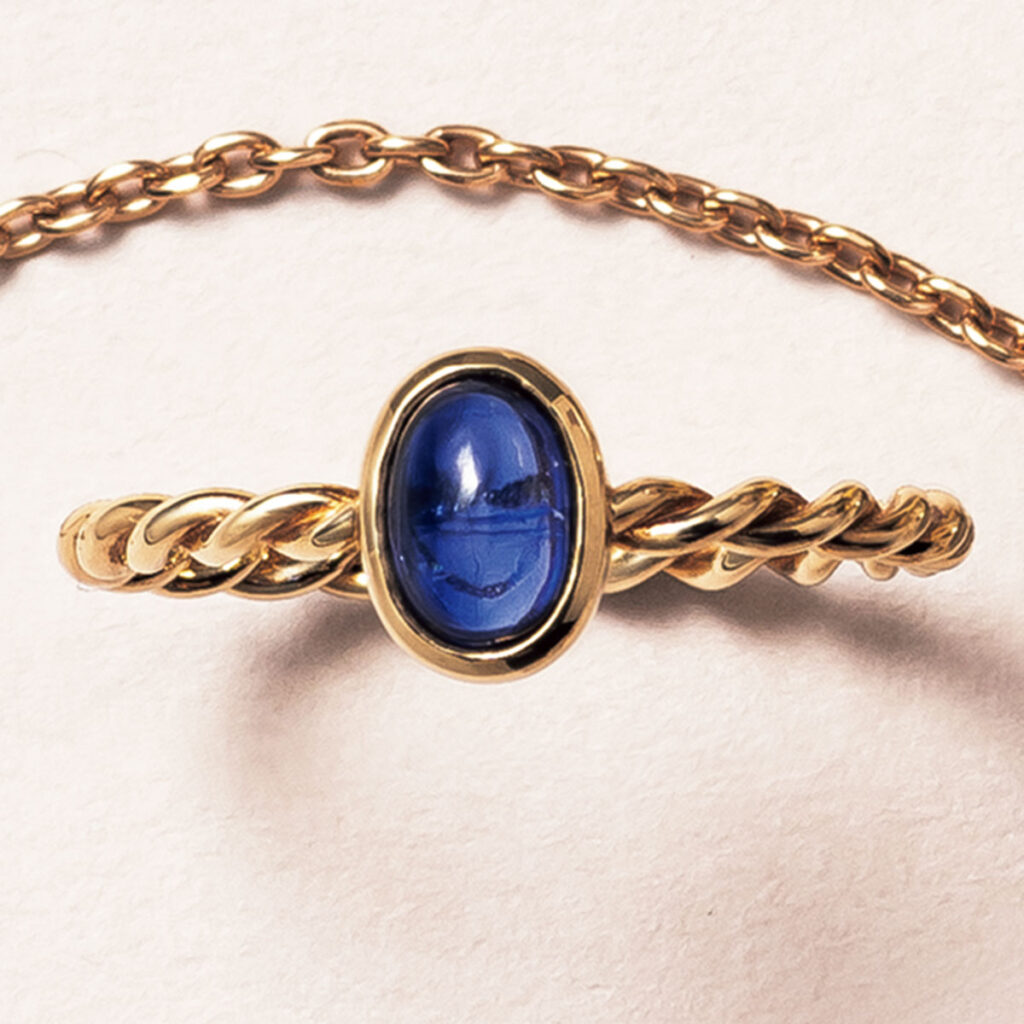 COCOSHNIKのカイヤナイトリング