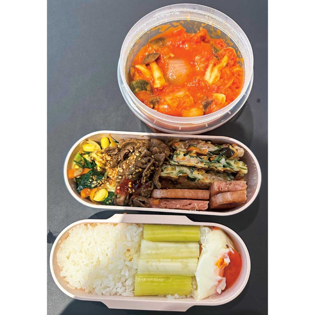 韓国料理弁当,自己中弁当