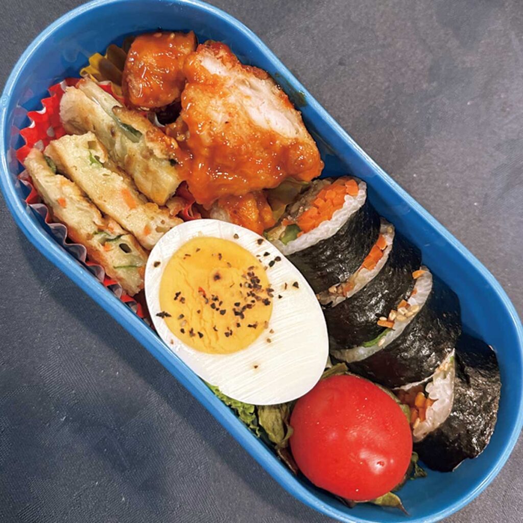 キンパ弁当,自己中弁当