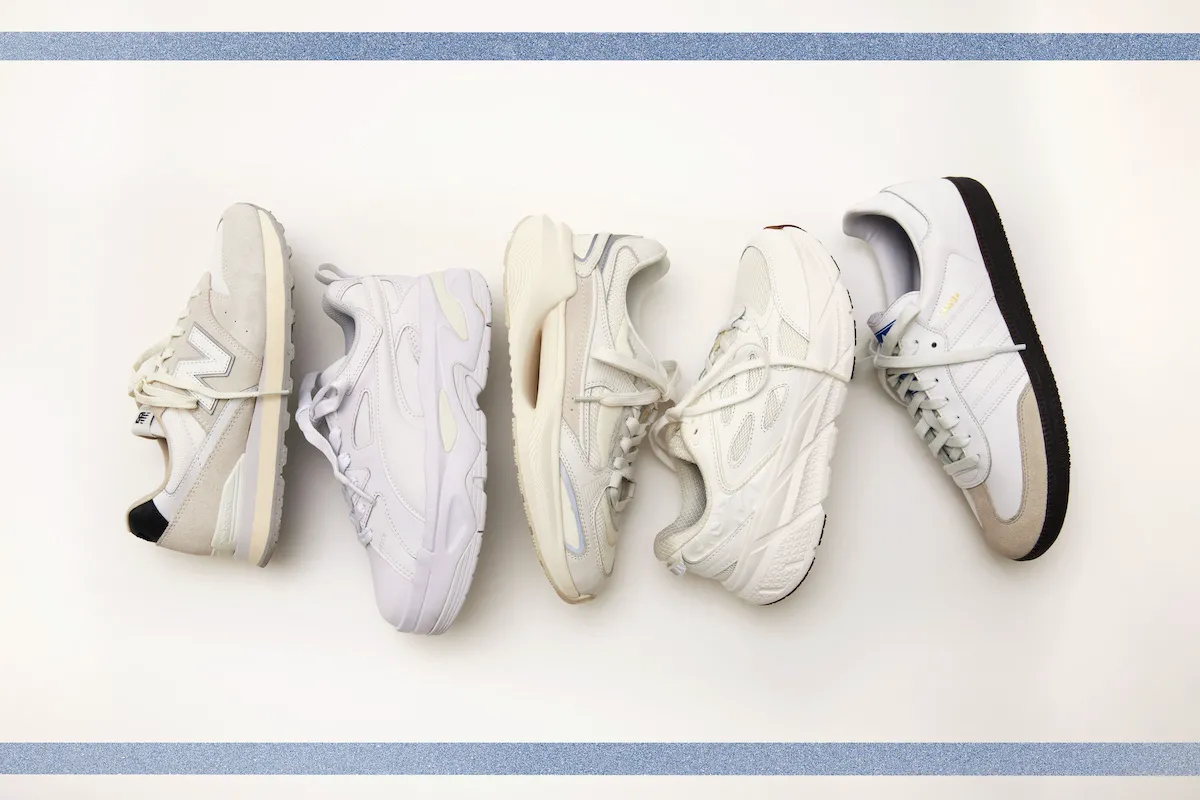 人気ブランドの白スニーカー5足