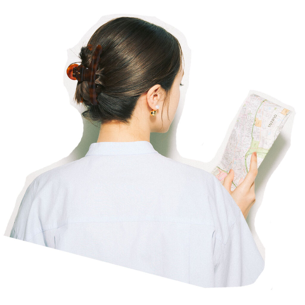 ヘアクリップアレンジ