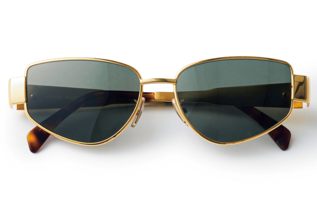 セリーヌのメタルフレームサングラス