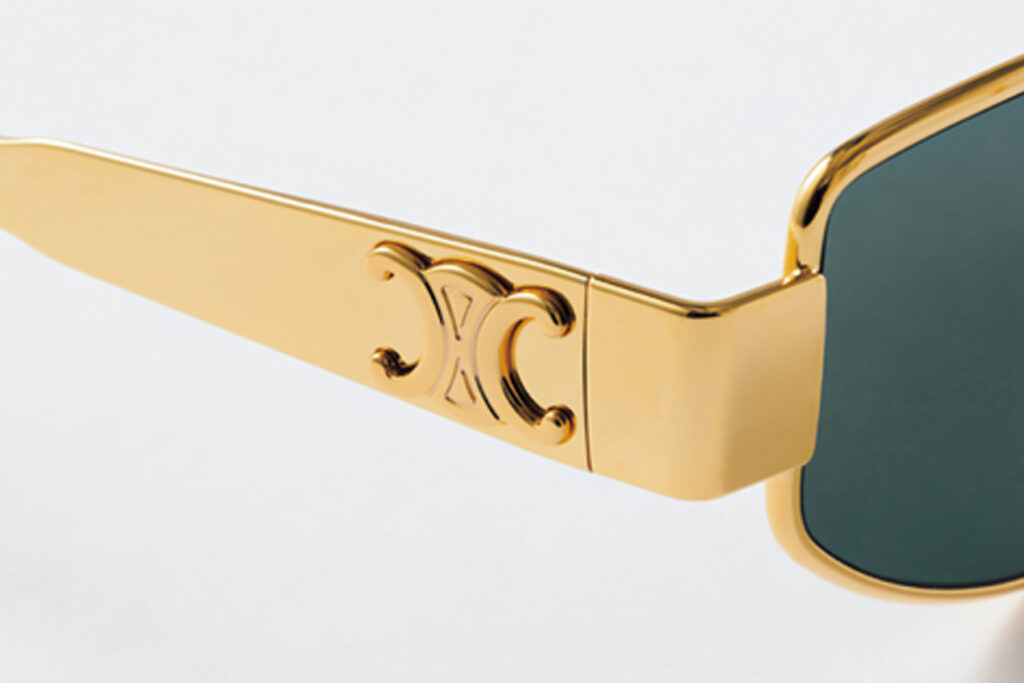 セリーヌのメタルフレームサングラス