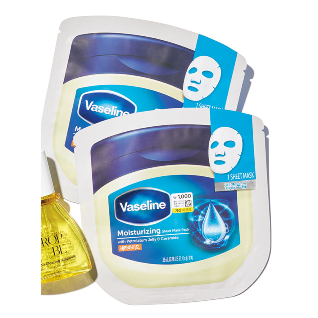 ヴァセリンのフェイスマスク