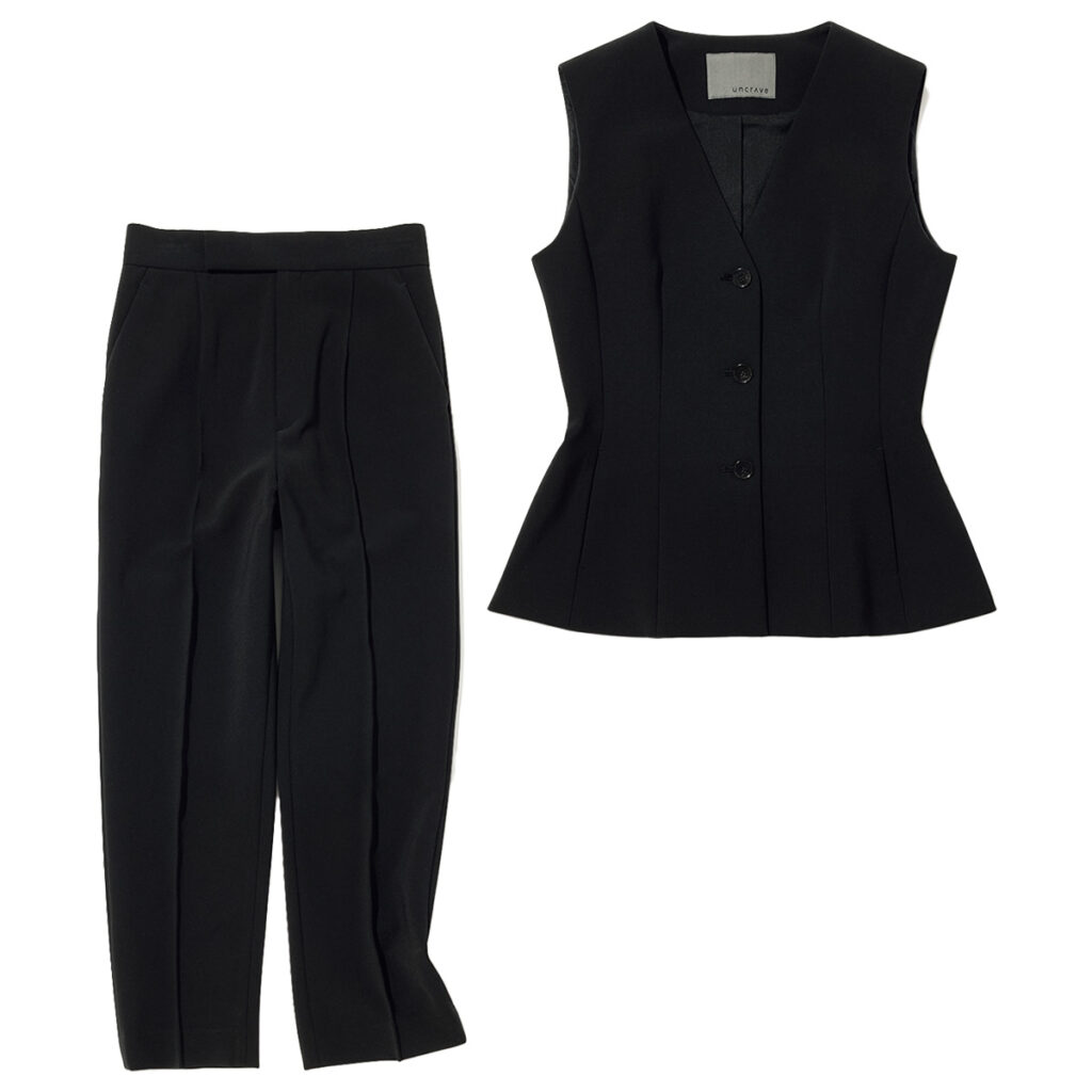 ベストとパンツのセパレートお呼ばれ服