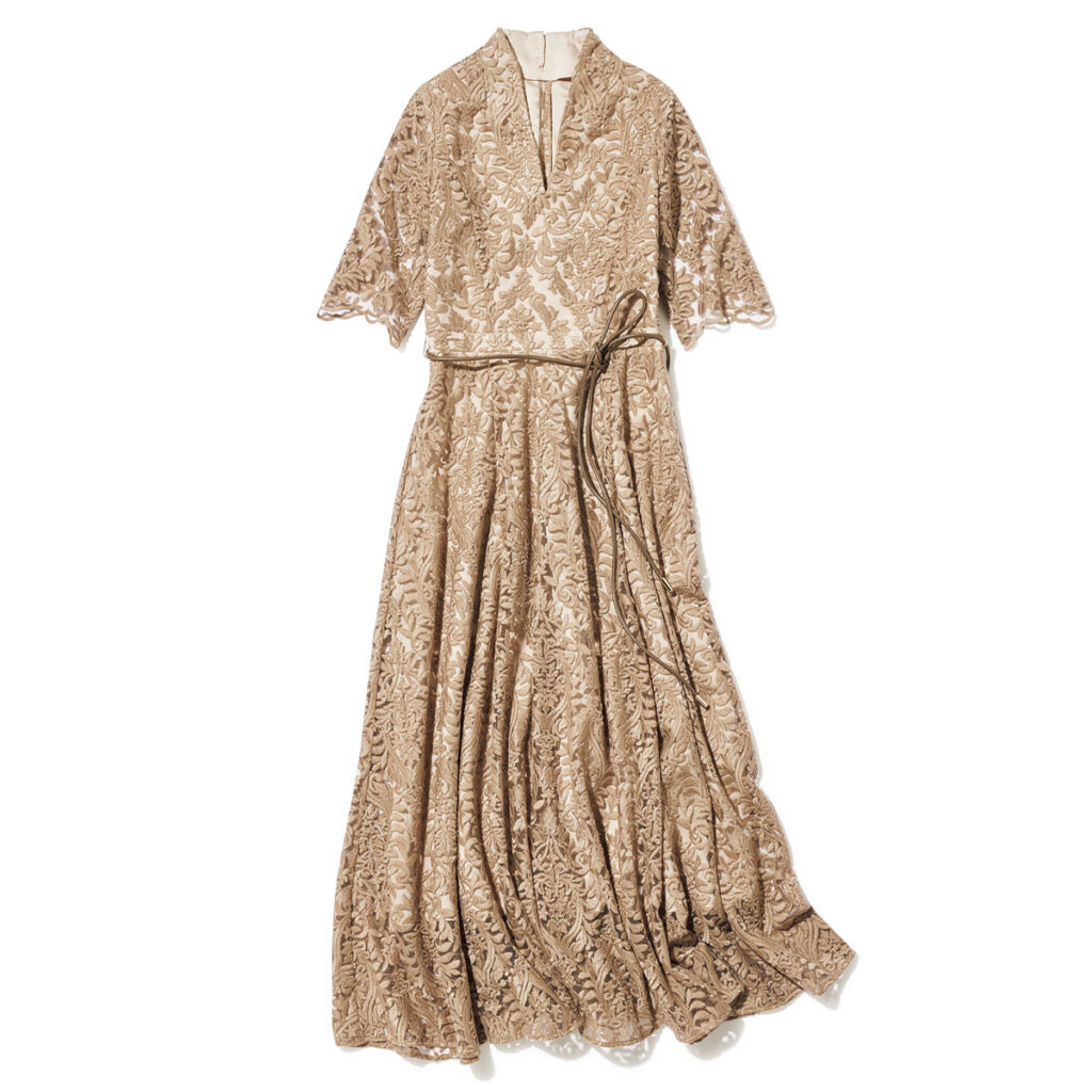 刺繍ワンピ,お呼ばれワンピ