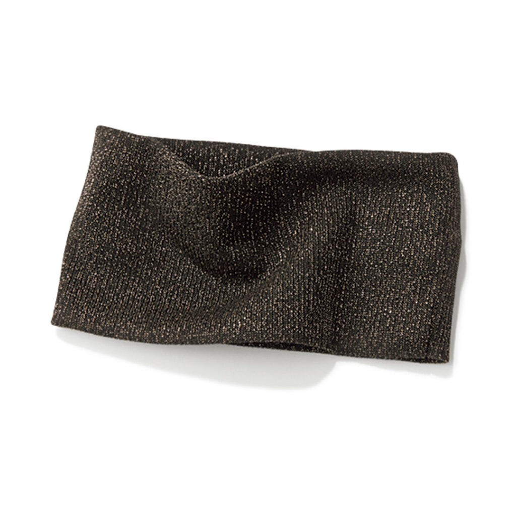 ラメ素材のヘアバンド