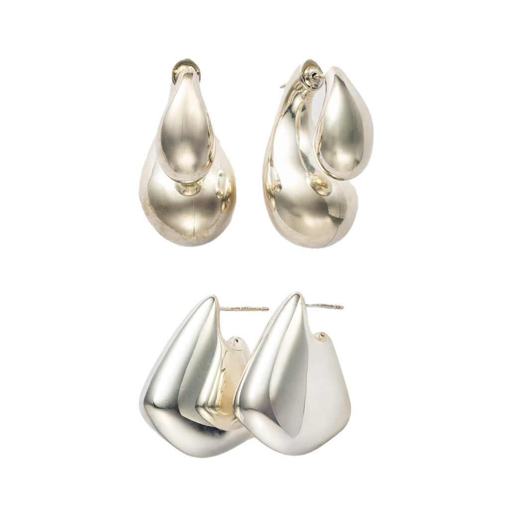 「ドロップ ピアス」「スモール フィン ピアス」