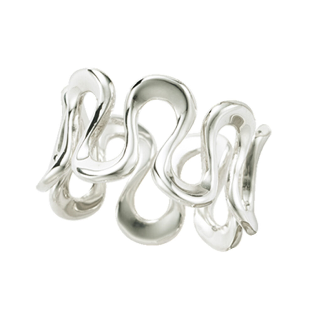 ヴァーミリオンの曲線シルバーリング