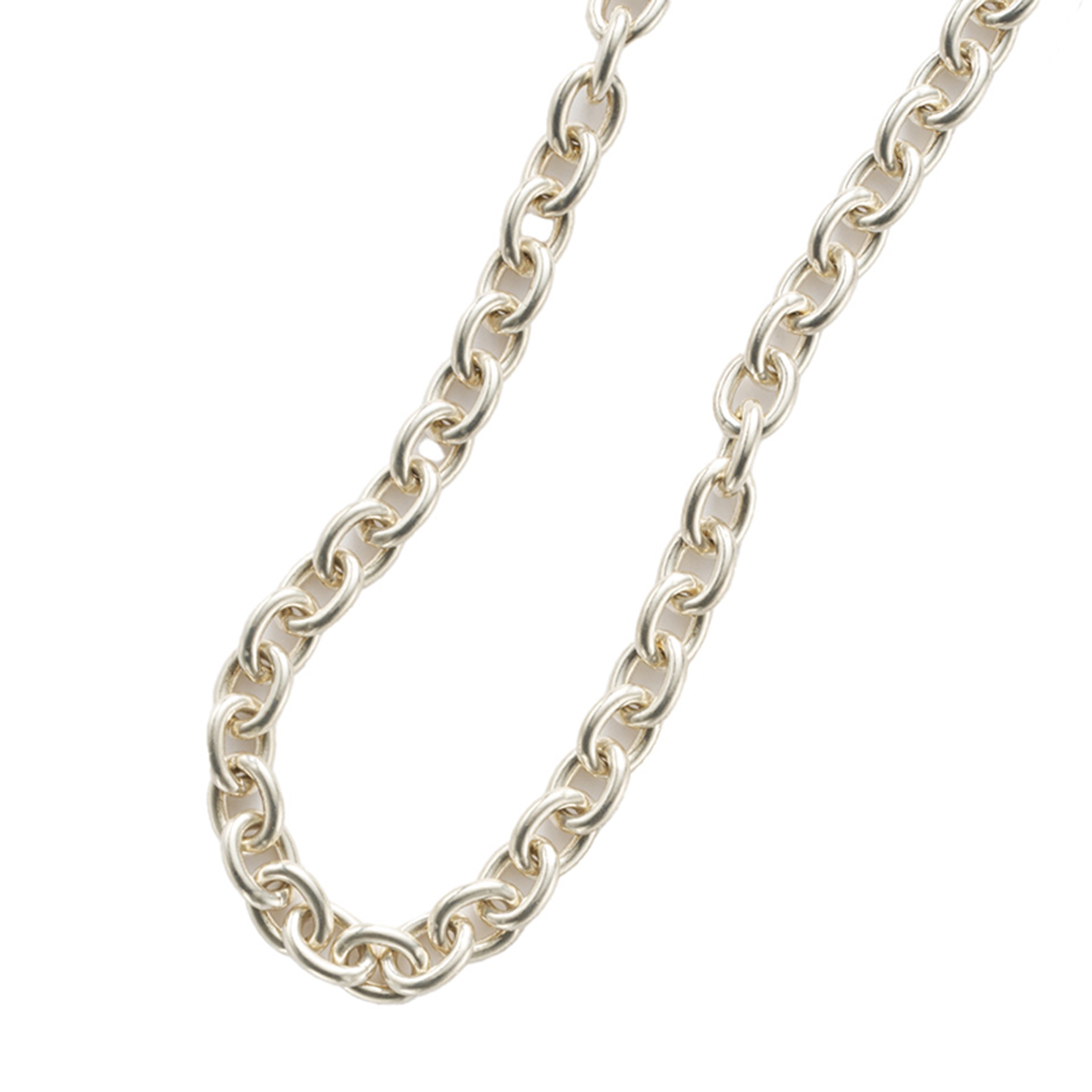 ごつめシルバーチェーンのネックレス