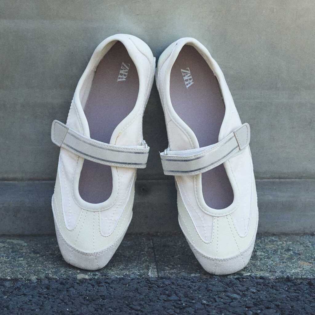 ZARAのバレエスニーカー