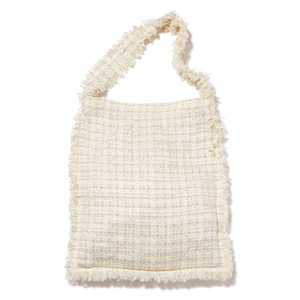 オールツイードのトートバッグ