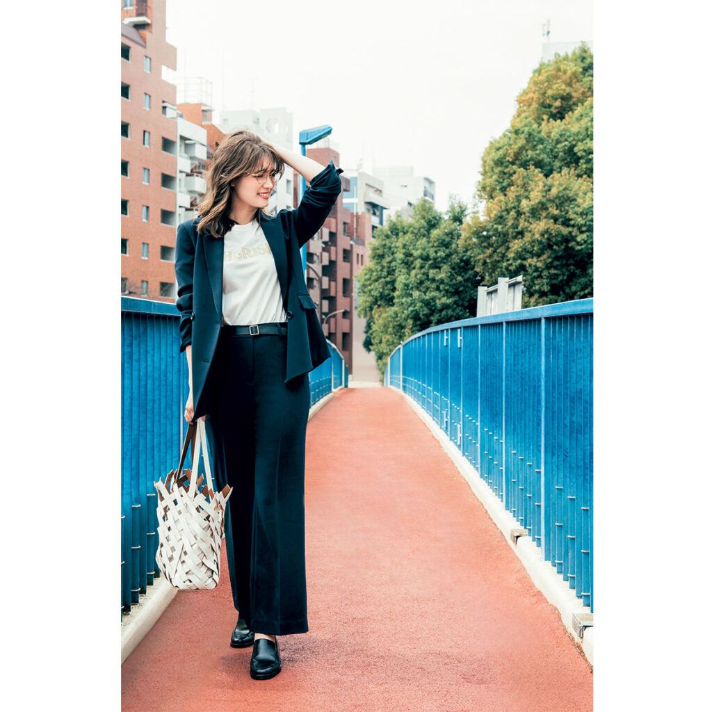 ジャケパンセットアップのお仕事コーデ