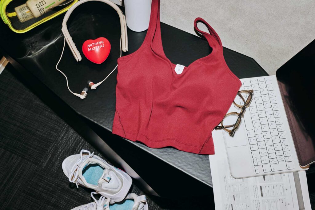 ルルレモンのタンクトップ