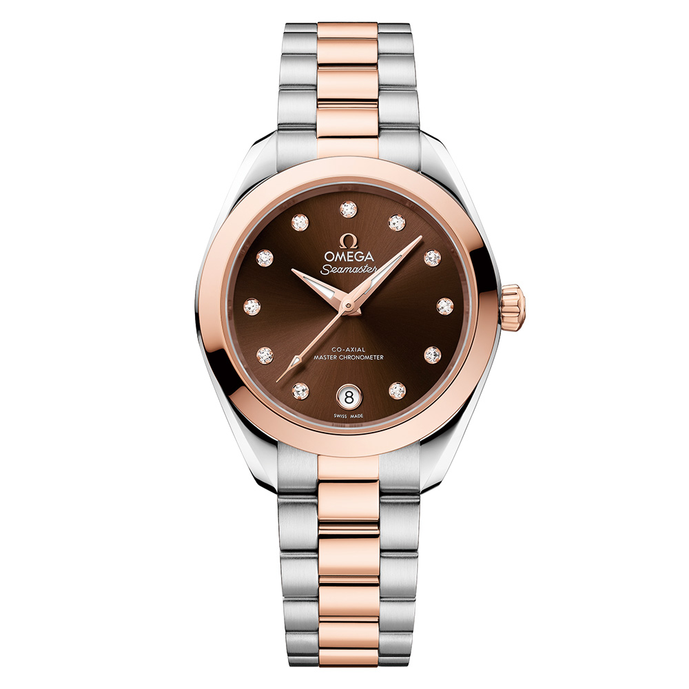 「シーマスター アクアテラ 30MM」〈SS×18Kセドナゴールド／ケース径：30mm／自動巻き〉￥1,727,000