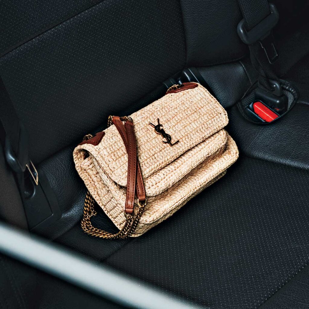 サンローランのかごバッグ