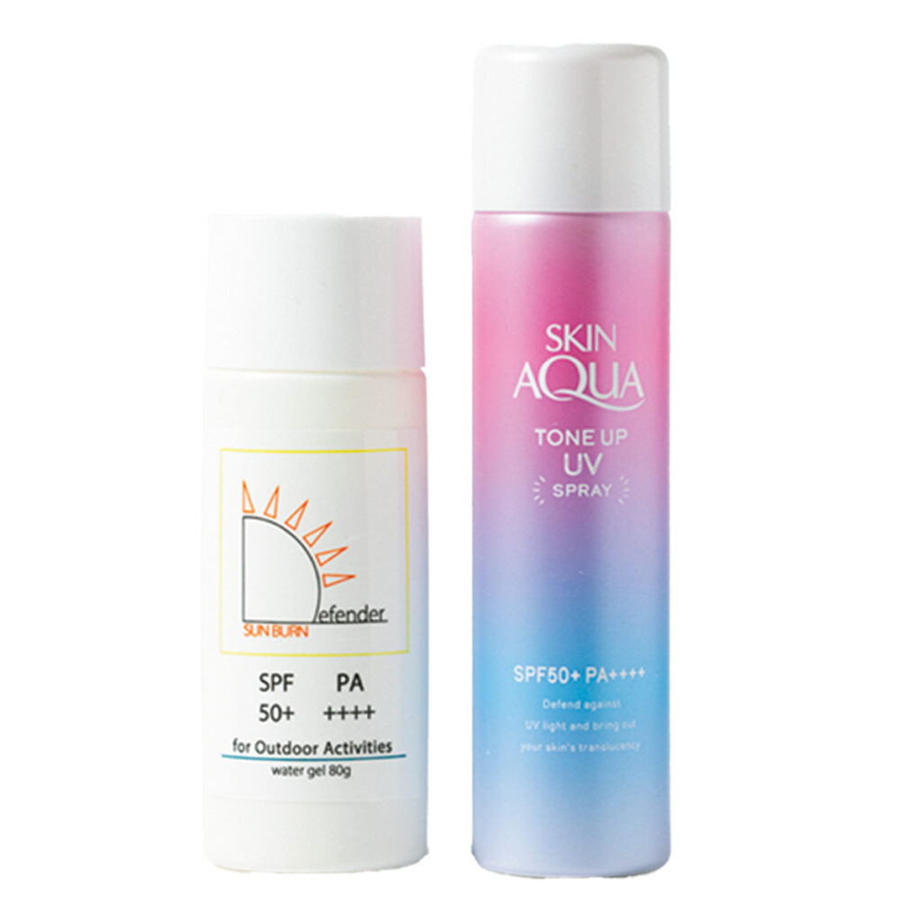 スキンアクアとサンバーン