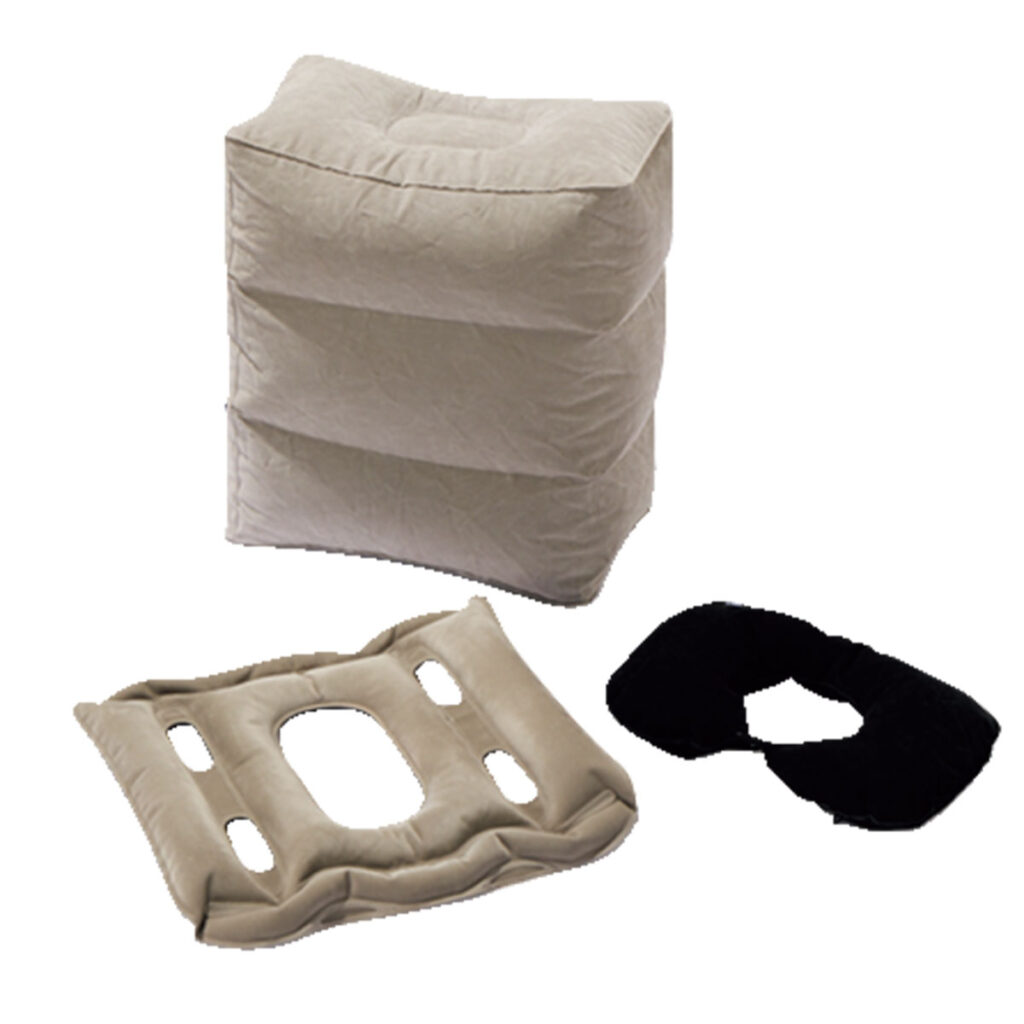 インフレータブルフットレスト、ヨックション、Rikopinのエア枕