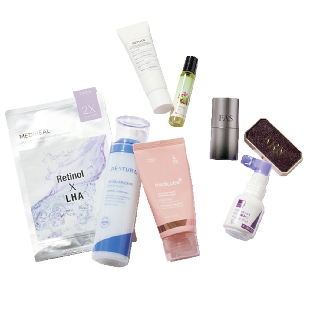 機内ケアアイテム